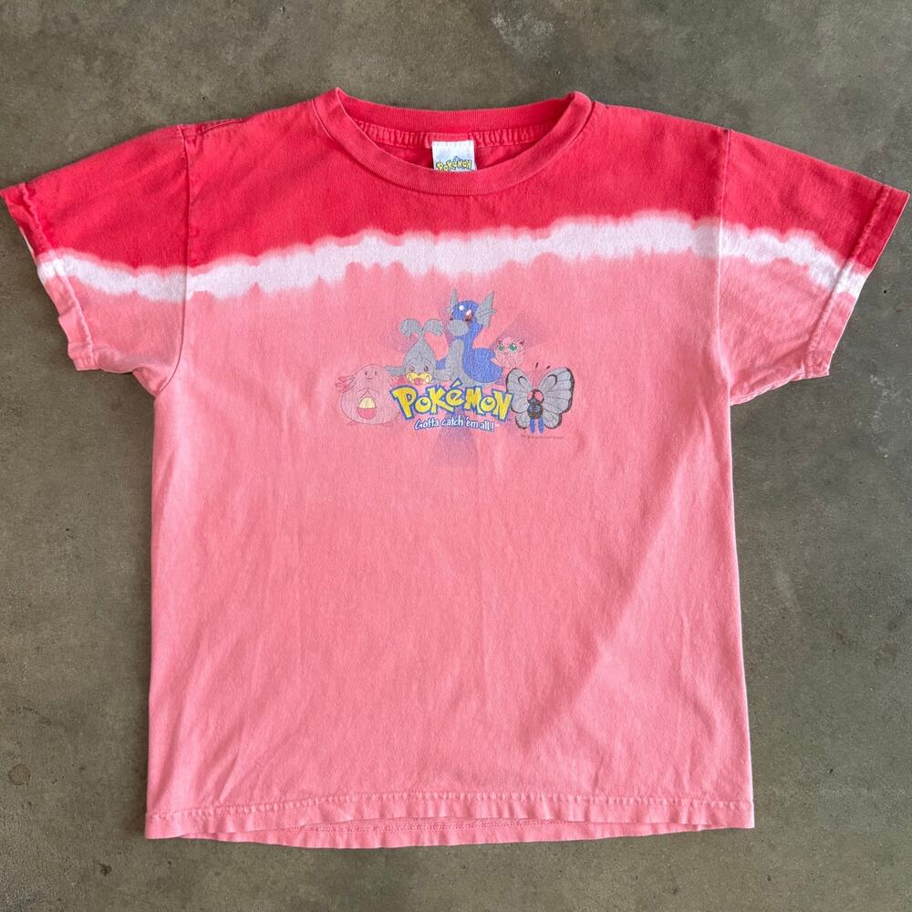 VTG 1999 Pokemon Rare Tye Dye Womens Med T Shirt
